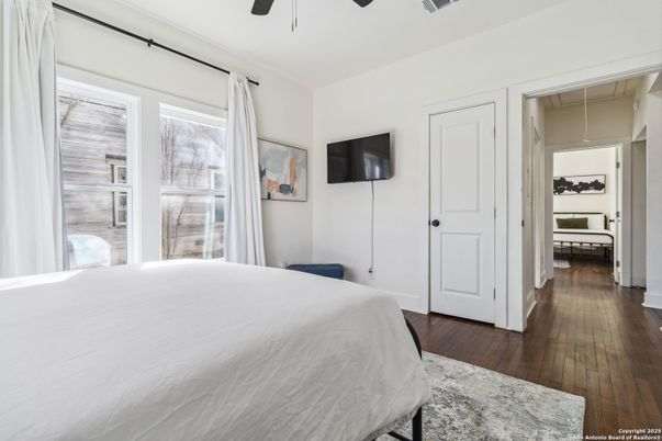 Bedroom, Interior, Wood Texture Flooring