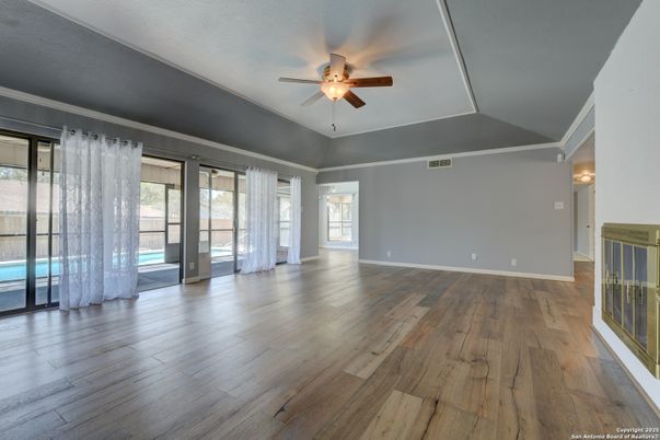 Empty room, Interior, Wood Texture Flooring