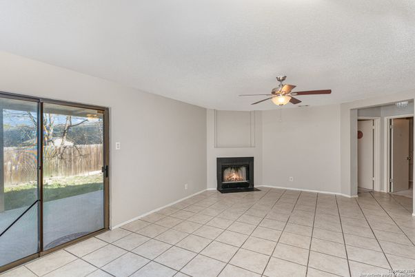 Empty room, Fireplace, Interior