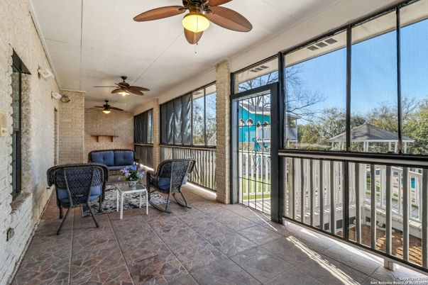Interior, Stone Walls, Sun Room