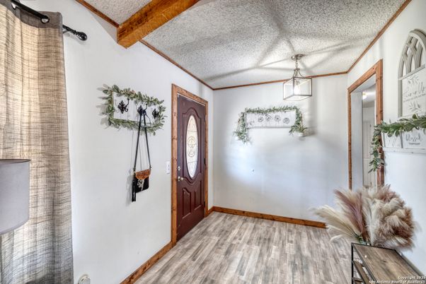 Interior, Pendant Lights, Wooden Beams, Wood Texture Flooring