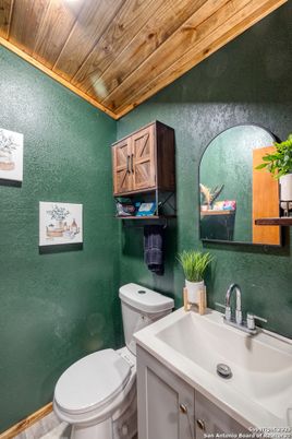 Bathroom, Interior, Wooden Ceilings