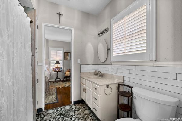 Bathroom, Interior, Wood Texture Flooring