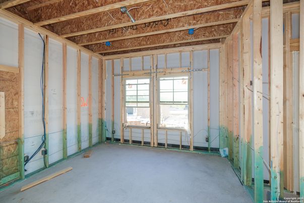 Empty room, Interior, Wooden Beams, Wooden Ceilings