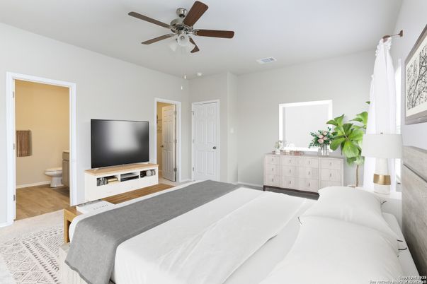Bedroom, Interior, Wood Texture Flooring