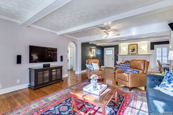Fireplace, Interior, Living room, Wood Texture Flooring