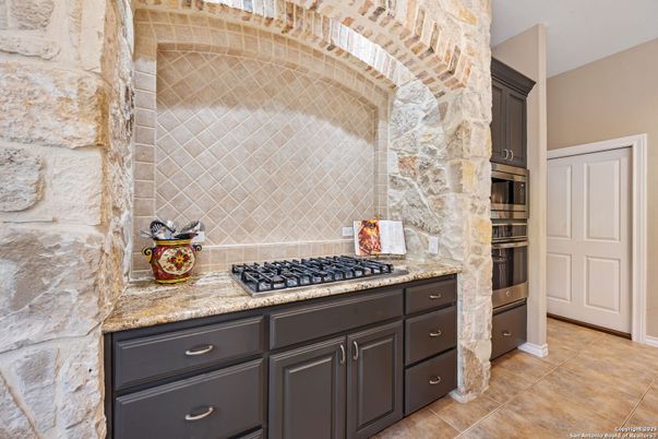 Interior, Kitchen, Stone Walls