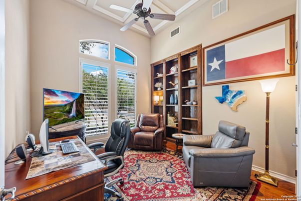 Home Office, Interior, Wood Texture Flooring