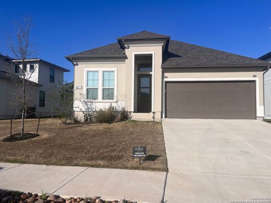 Attached, Exterior, Facade, Ranch