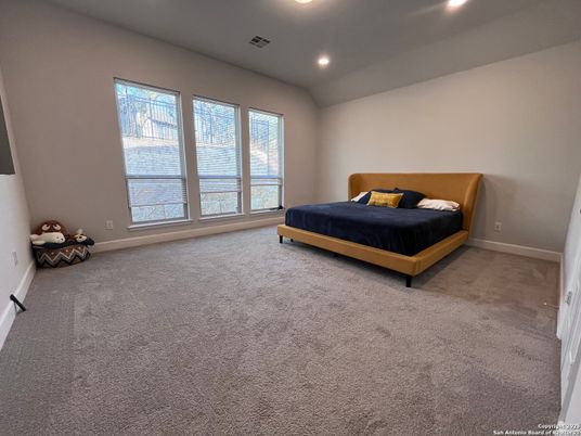 Bedroom, Interior, Recessed Lighting