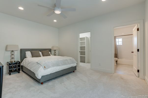 Bedroom, Interior, Recessed Lighting