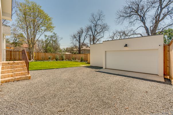 Backyard, Detached Garage, Exterior