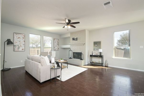 Fireplace, Interior, Living room, Wood Texture Flooring