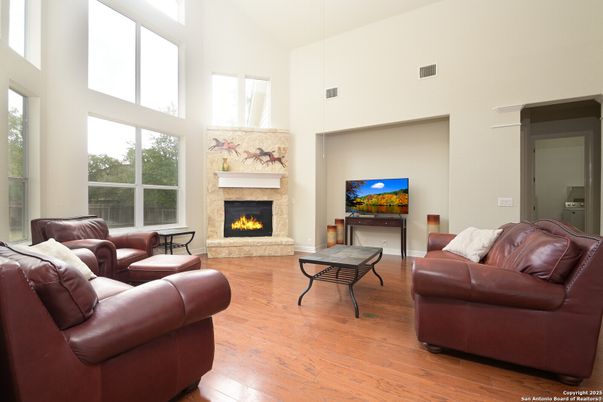 Fireplace, Interior, Living room, Wood Texture Flooring