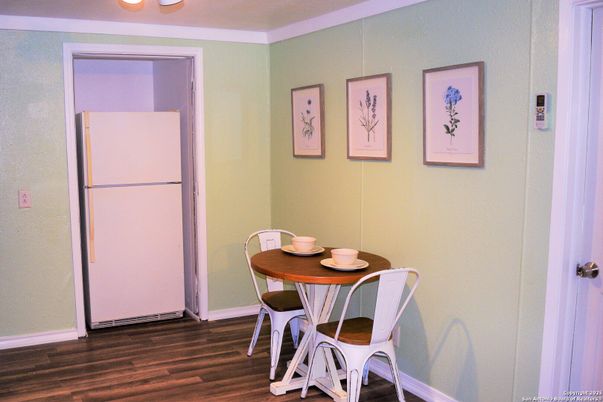 Dining room, Interior, Wood Texture Flooring