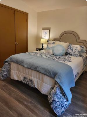 Bedroom, Interior, Wood Texture Flooring