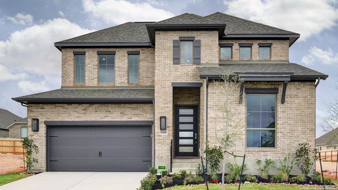 Attached, Exterior, Facade, Brick Facade, Brick Traditional