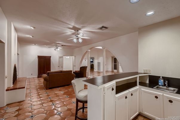 Interior, Living room, Recessed Lighting