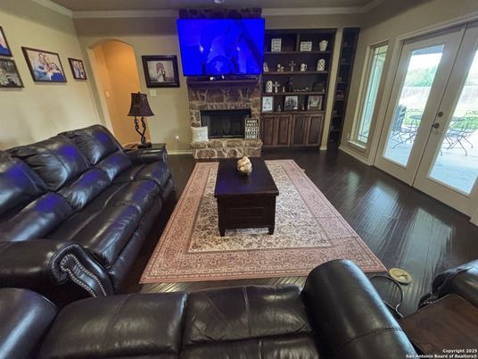 Fireplace, Interior, Living room, Wood Texture Flooring
