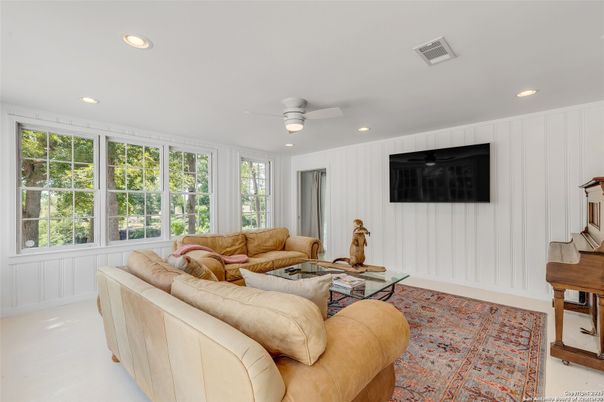 Interior, Living room, Recessed Lighting