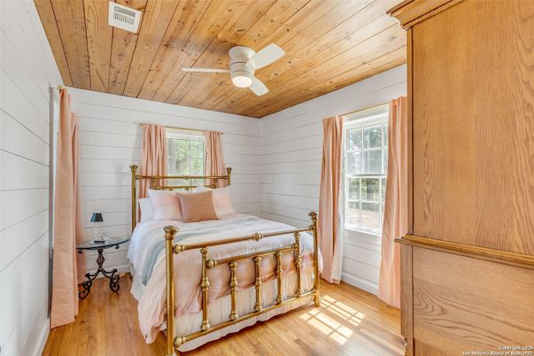 Bedroom, Interior, Wooden Ceilings, Wood Texture Flooring