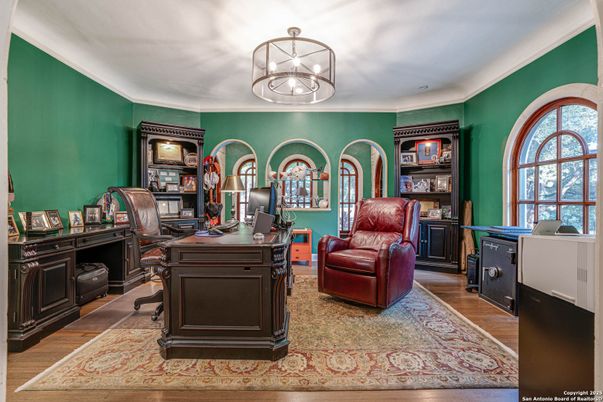 Home Office, Interior, Wood Texture Flooring