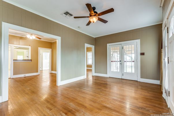 Empty room, Interior, Wood Texture Flooring
