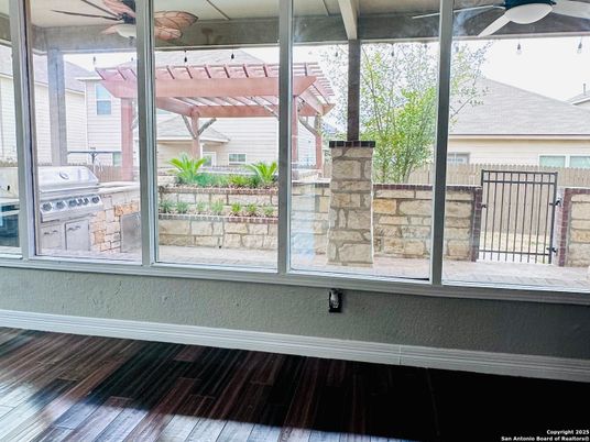 Interior, Sun Room, Wood Texture Flooring