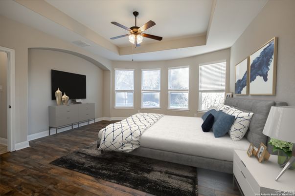 Bedroom, Interior, Wood Texture Flooring