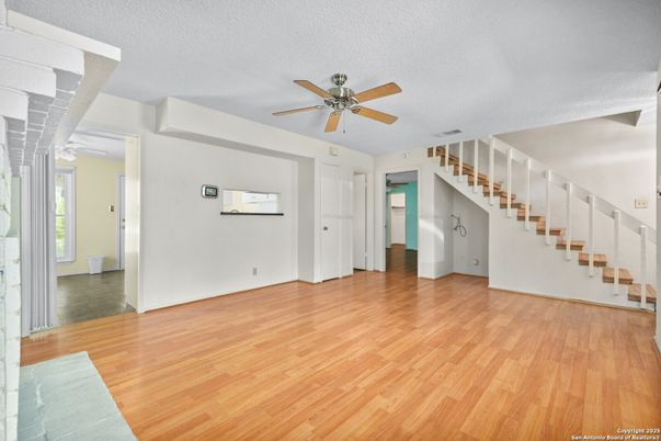 Empty room, Interior, Wood Texture Flooring