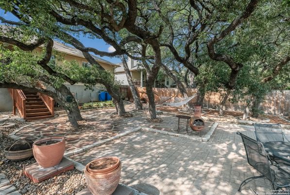Backyard, Exterior, Fireplace