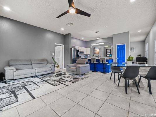 Dining room, Interior, Kitchen, Living room, Pendant Lights, Recessed Lighting, Stainless Steel Appliances