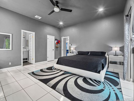 Bedroom, Interior, Recessed Lighting