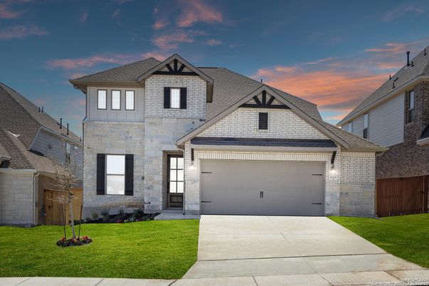 Attached, Exterior, Facade, Brick Traditional