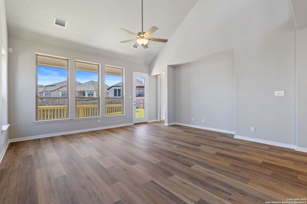 Empty room, Interior, Wood Texture Flooring