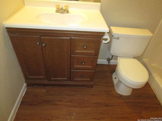 Bathroom, Interior, Wood Texture Flooring