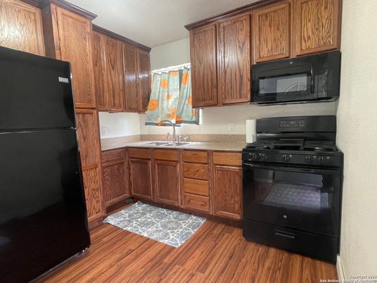 Interior, Kitchen, Wood Texture Flooring