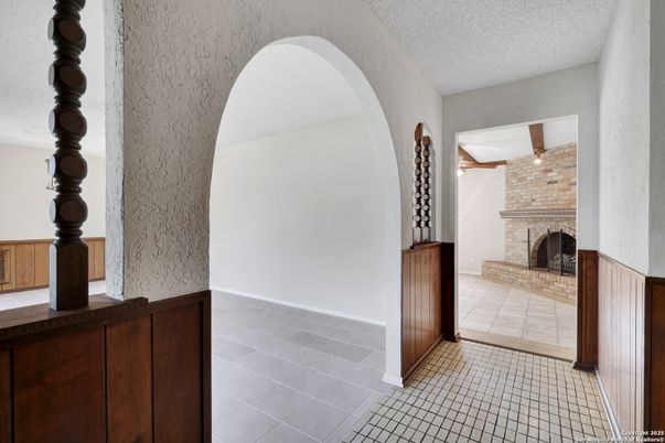 Fireplace, Interior, Stone Walls
