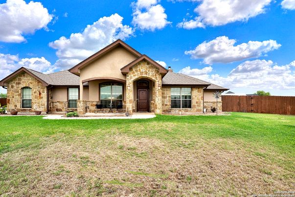 Backyard, Exterior, Facade, Brick Traditional