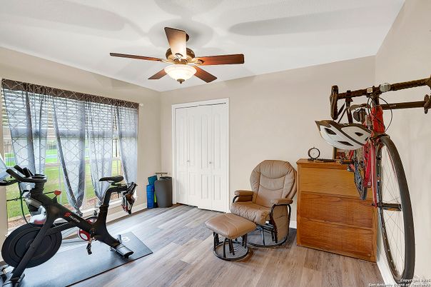 Fitness Equipment, Interior, Wood Texture Flooring