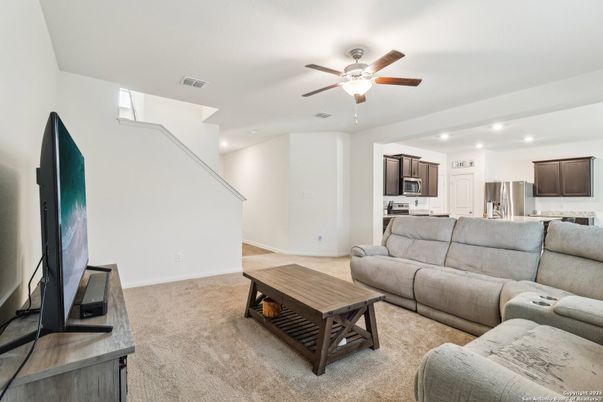 Interior, Kitchen, Living room, Recessed Lighting, Stainless Steel Appliances