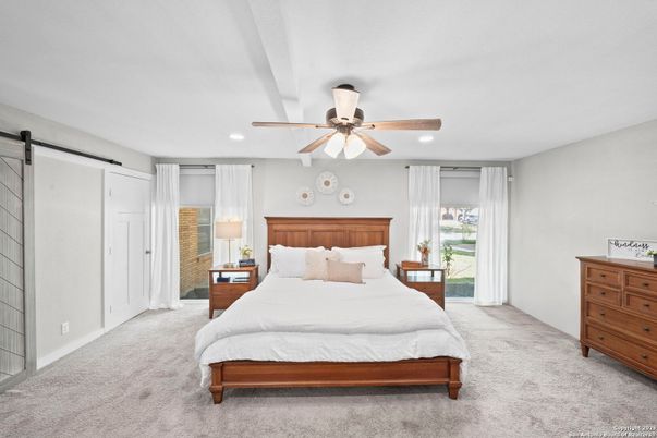 Bedroom, Interior, Recessed Lighting