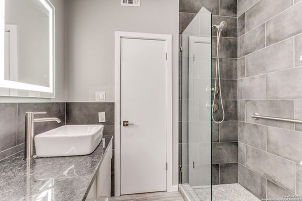 Bathroom, Glass Shower, Interior
