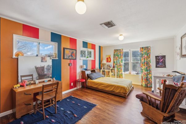 Bedroom, Home Office, Interior, Wood Texture Flooring