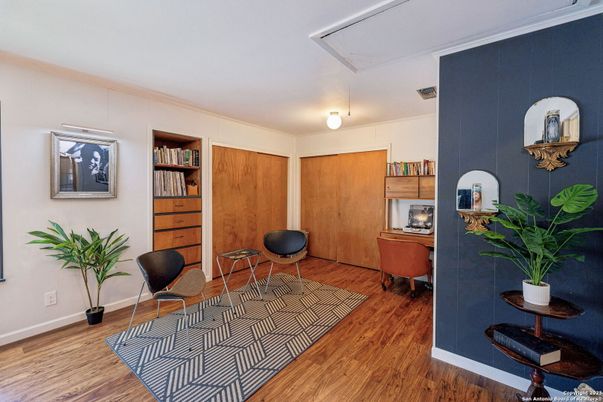 Home Office, Interior, Wood Texture Flooring
