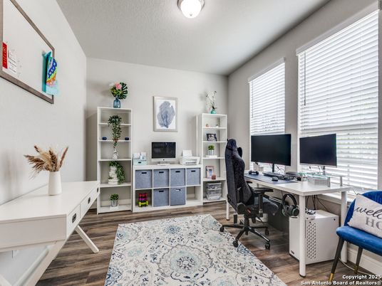 Home Office, Interior, Wood Texture Flooring
