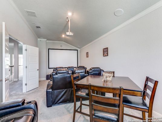 Home Theatre Room, Dining room, Interior, Projection Screen, Theatre Room