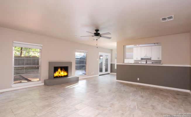 Empty room, Fireplace, Interior, Kitchen