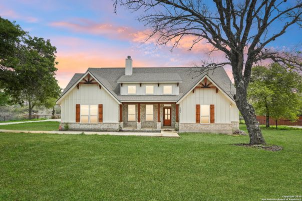 Attached, Backyard, Exterior, Facade, Farmhouse