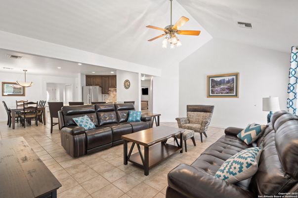 Dining room, Interior, Kitchen, Living room, Pendant Lights, Recessed Lighting